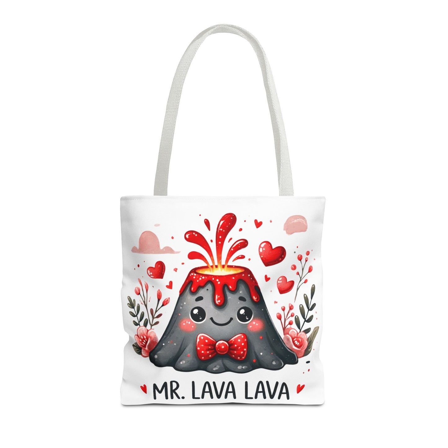 "Mr. Lava Lava Floral Charm" Tote Bag