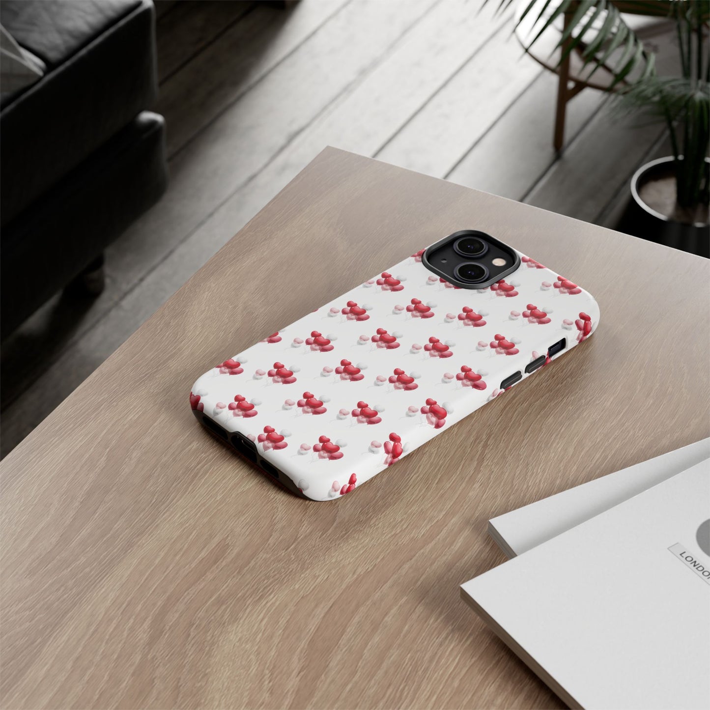 Floating Hearts Tough Phone Case