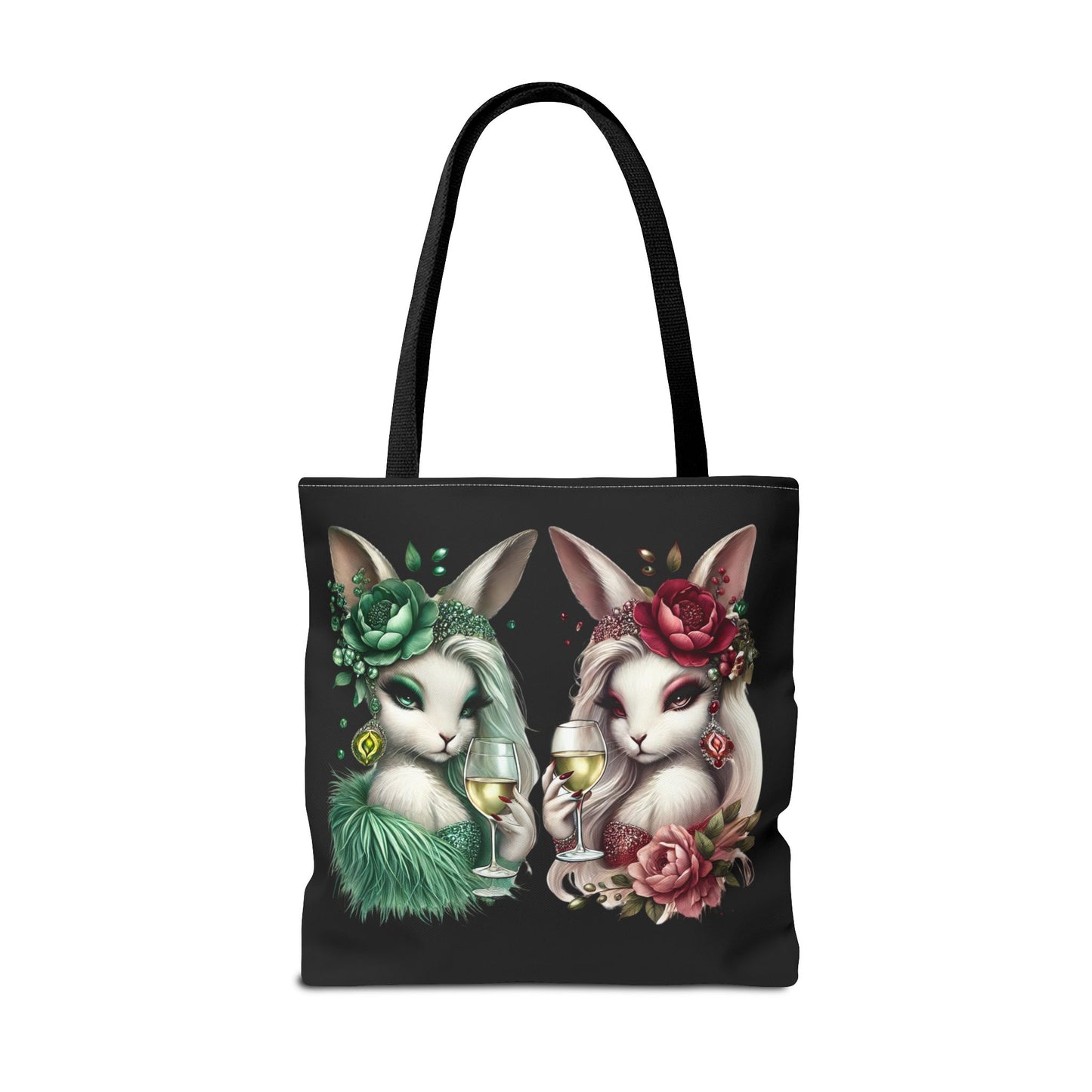 Vero Vino & Rosalie Rouge – Glam Bunny Tote Bag 🍷💅