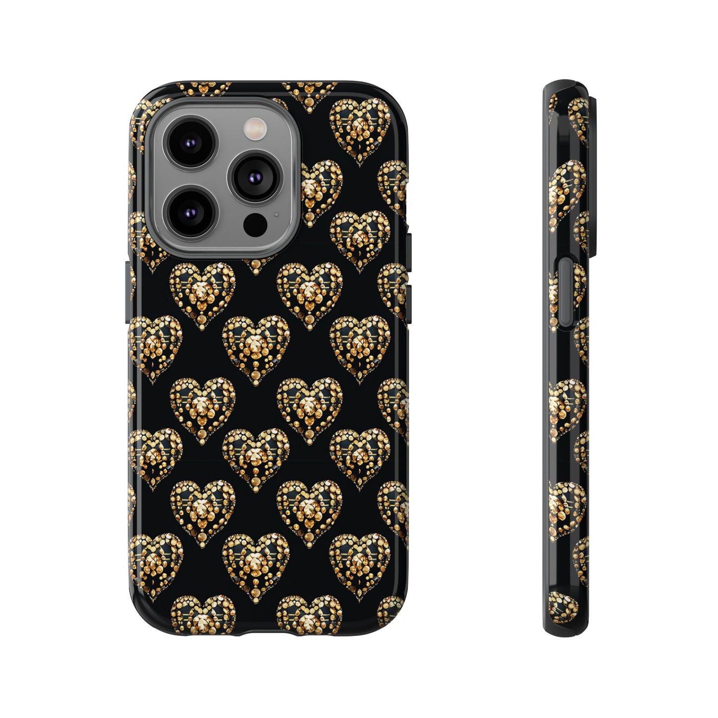 Golden Heart Luxe Phone Case