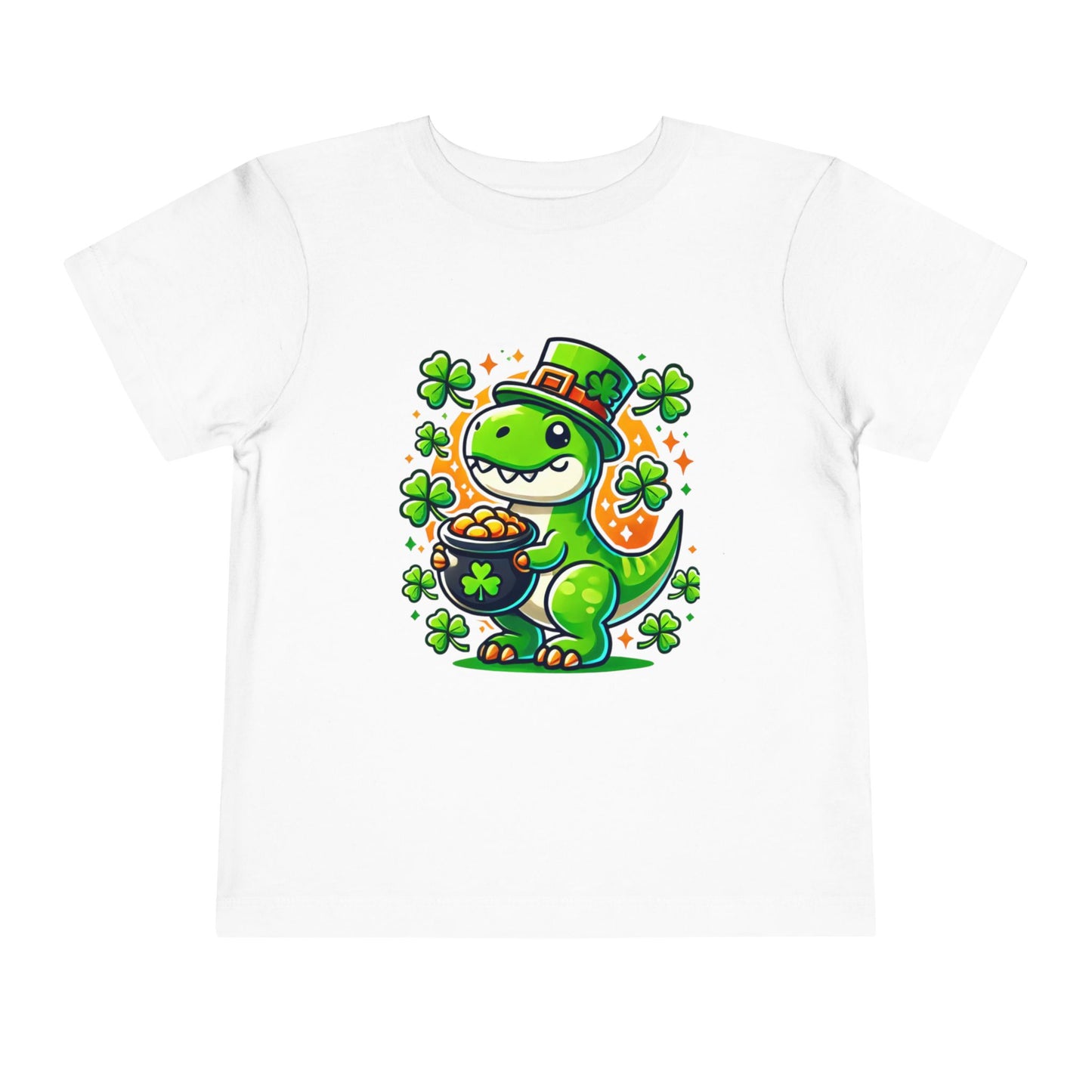 "Lucky Rex" Toddler St. Patrick’s Day Dinosaur Shirt – Cute & Comfy Tee