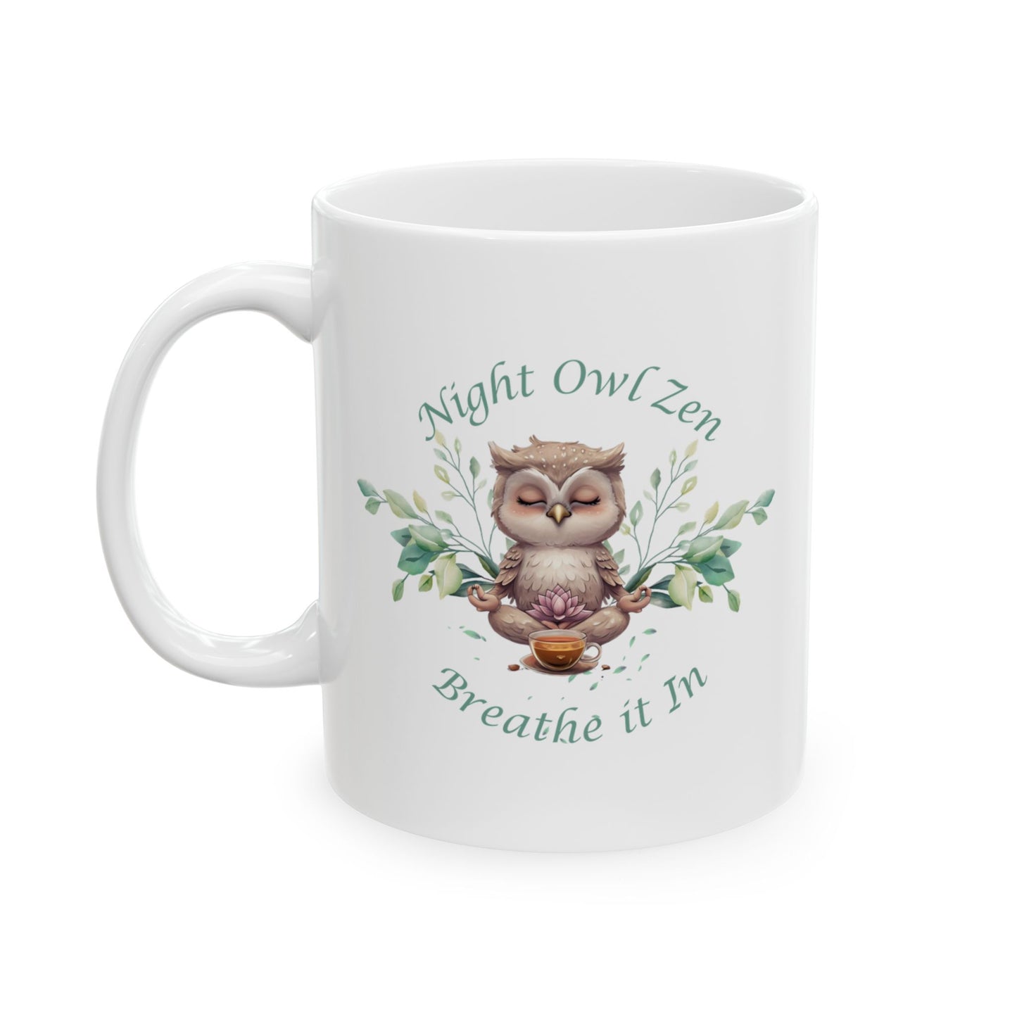 Night Owl Zen Mug, (11oz, 15oz)