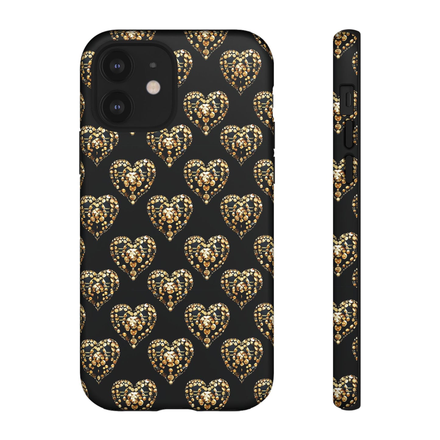 Golden Heart Luxe Phone Case