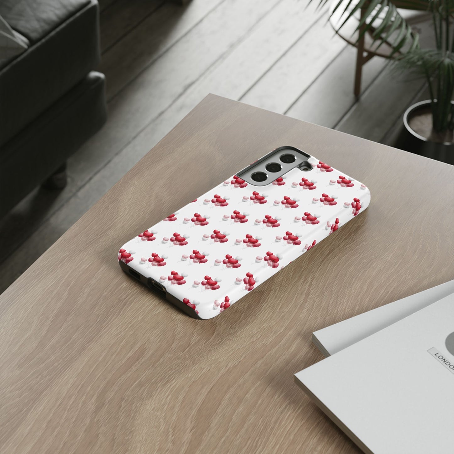 Floating Hearts Tough Phone Case