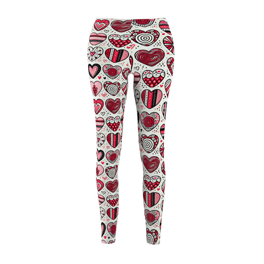 "Heart to Heart" Patterned Leggings