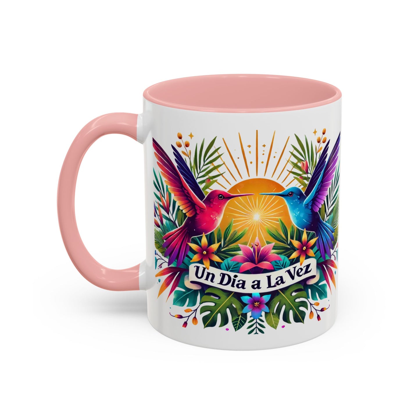 "Un Día a la Vez" Accent Coffee Mug (11oz, 15oz)