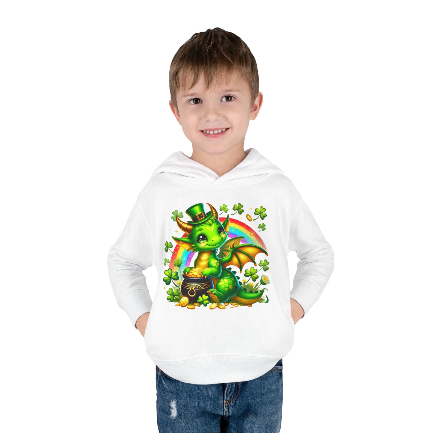 Lucky Little Dragon 🍀 Toddler Pullover Hoodie