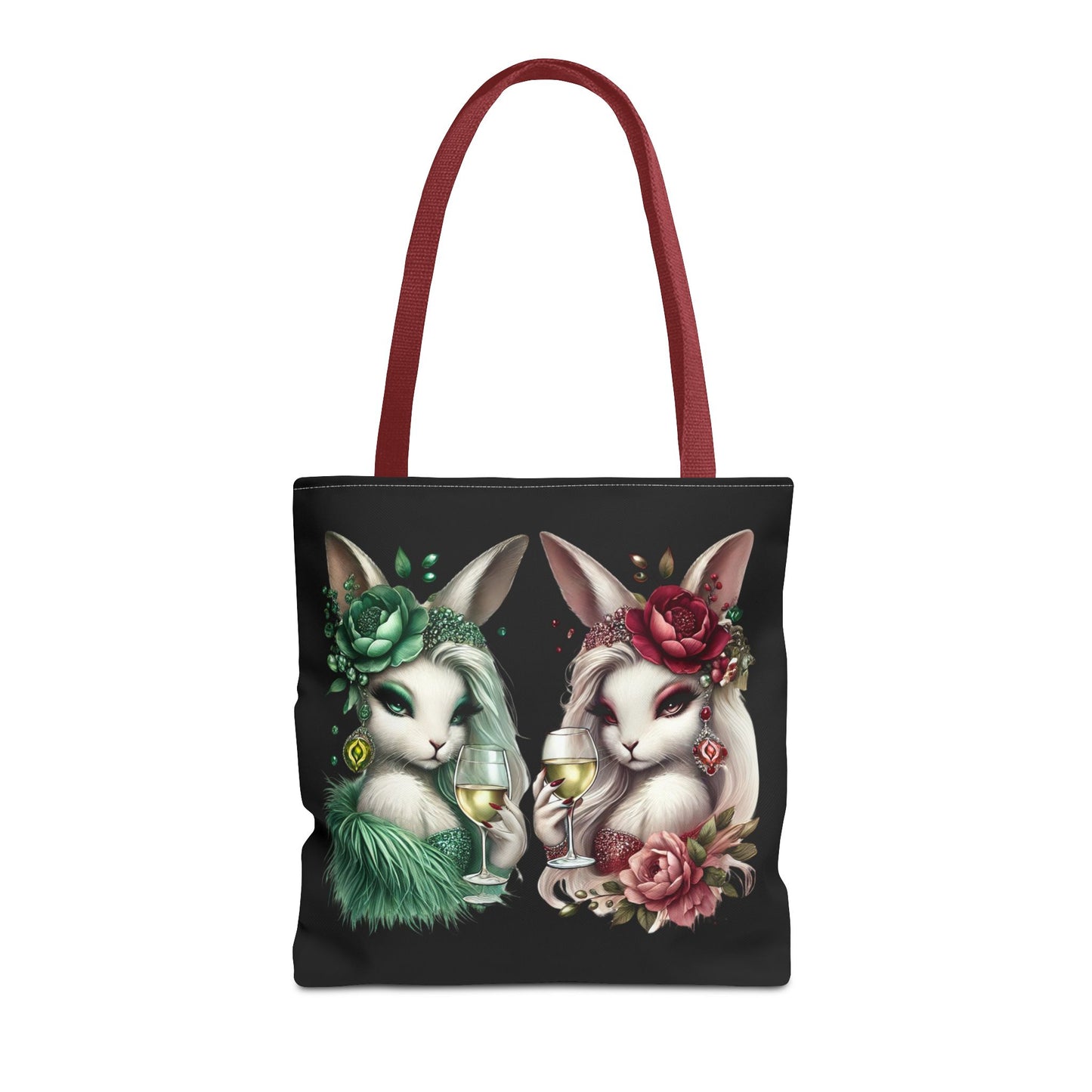 Vero Vino & Rosalie Rouge – Glam Bunny Tote Bag 🍷💅