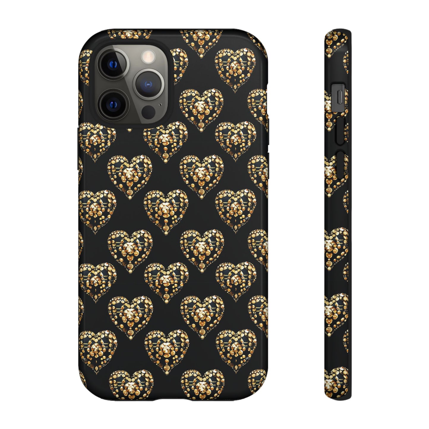 Golden Heart Luxe Phone Case