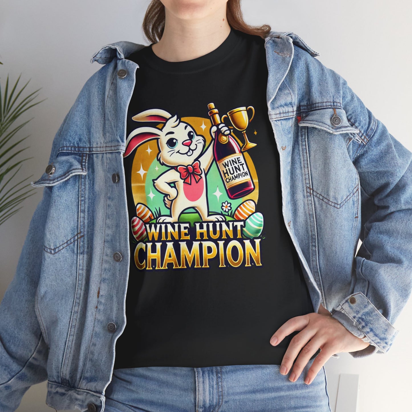 Wine Hunt Champion – Unisex Heavy Cotton Tee 🍷🏆