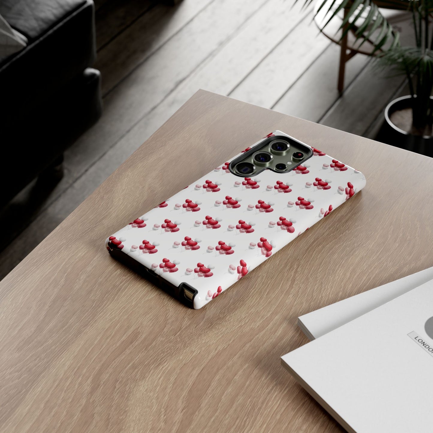 Floating Hearts Tough Phone Case