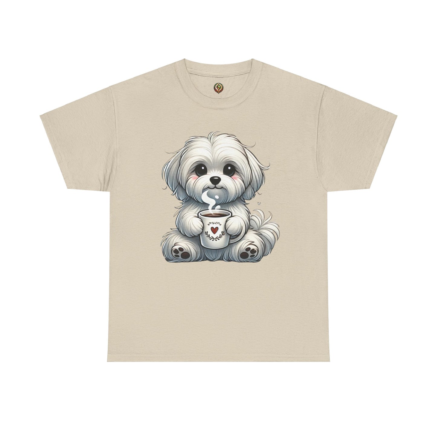 "Puppy Love Coffee Time" Unisex Tee
