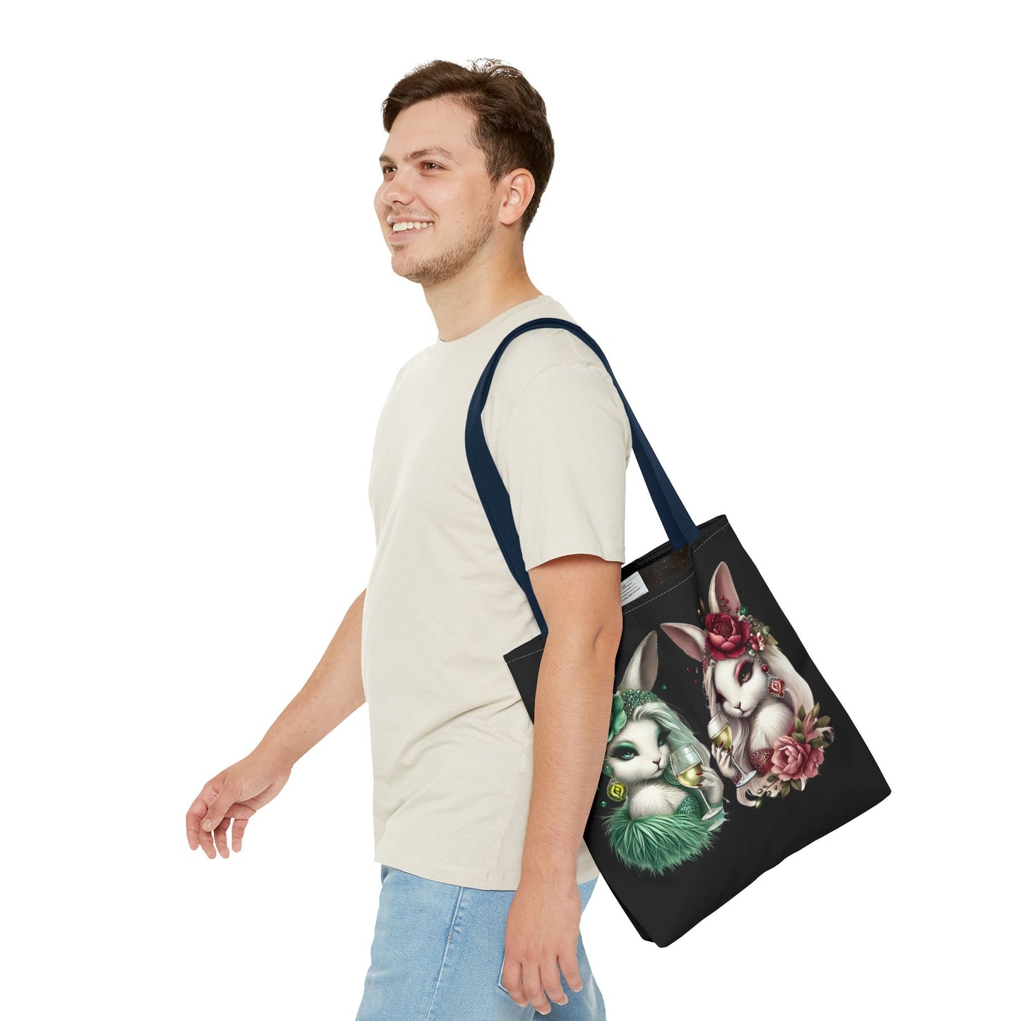 Vero Vino & Rosalie Rouge – Glam Bunny Tote Bag 🍷💅
