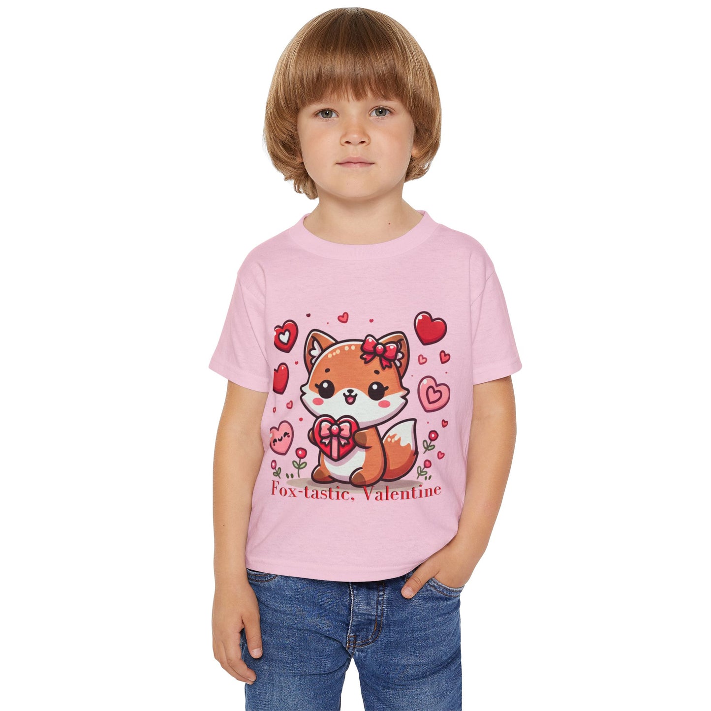 "Fox-tastic, Valentine" Toddler T-Shirt