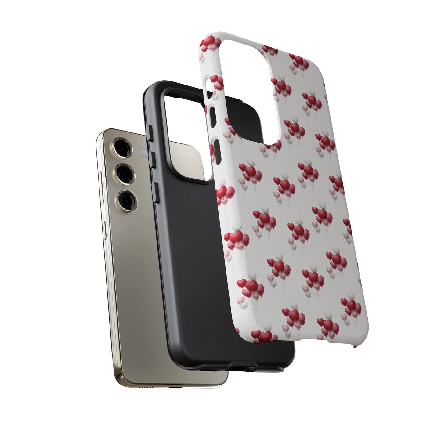 Floating Hearts Tough Phone Case