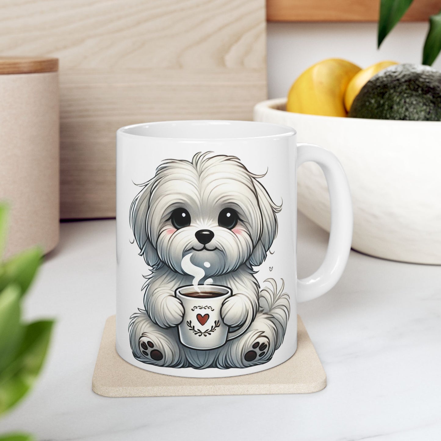"Puppy Love Coffee Mug" Ceramic Mug, (11oz, 15oz)