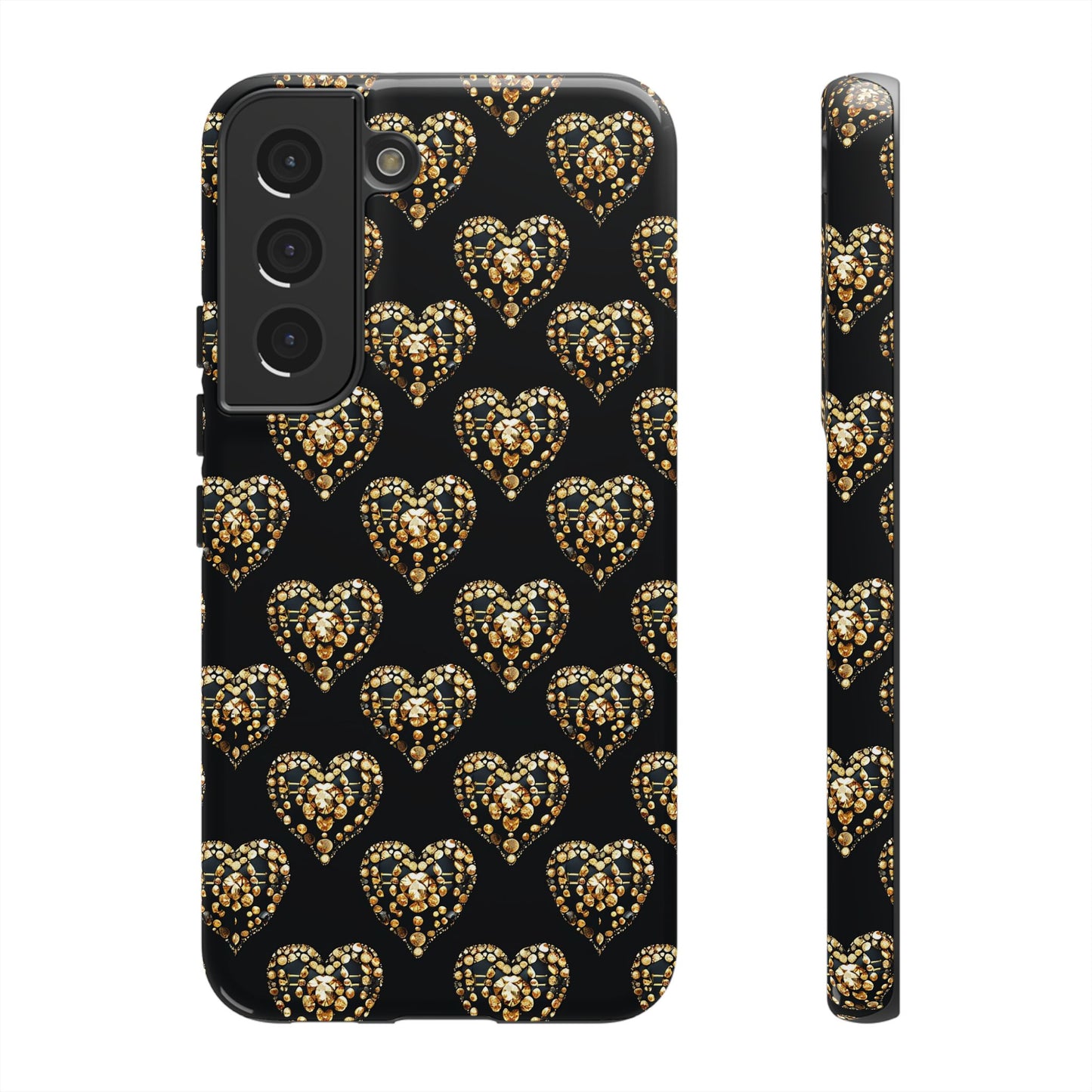 Golden Heart Luxe Phone Case