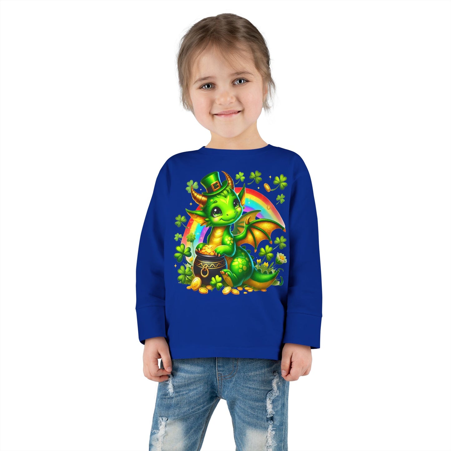 Lucky Little Dragon 🍀 Toddler Long Sleeve Tee
