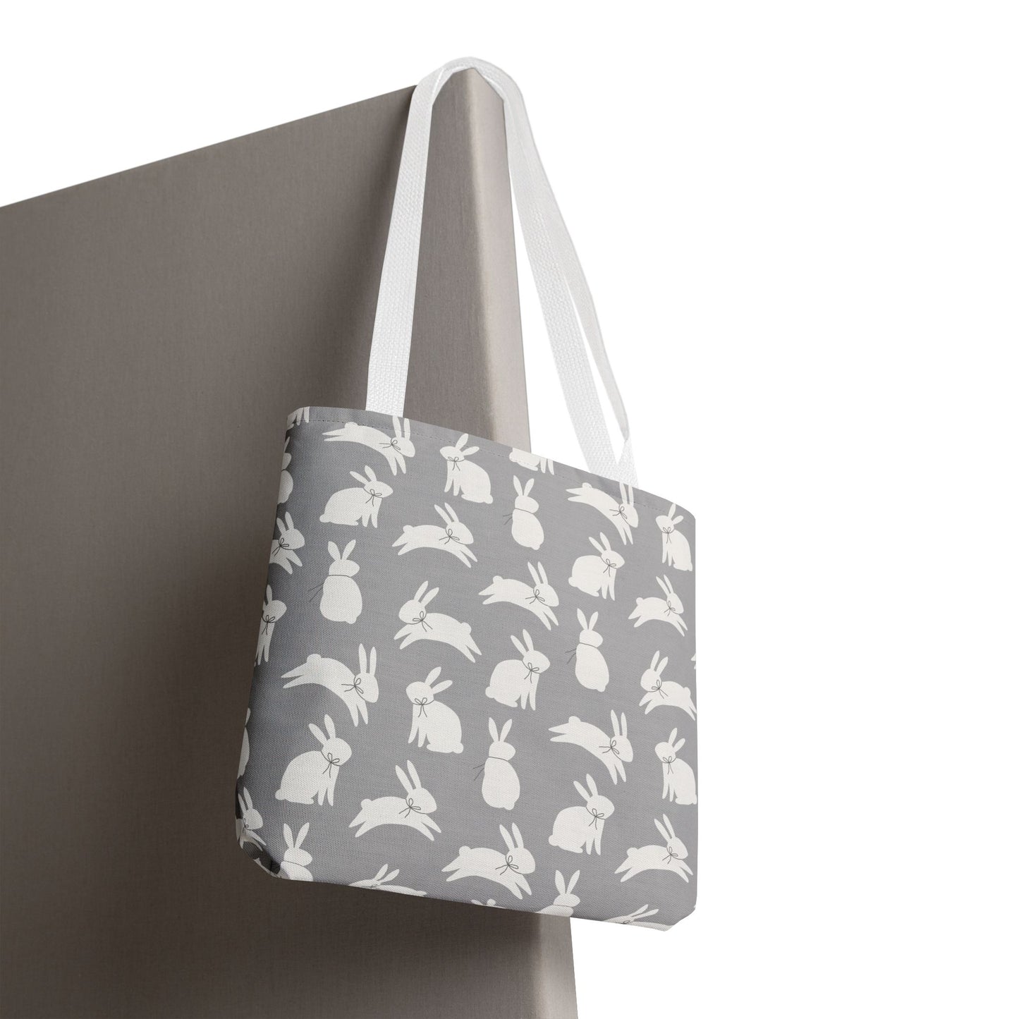 Everyday Tote, Extra Cuteness – Bunny Print Tote Bag 🐰👜