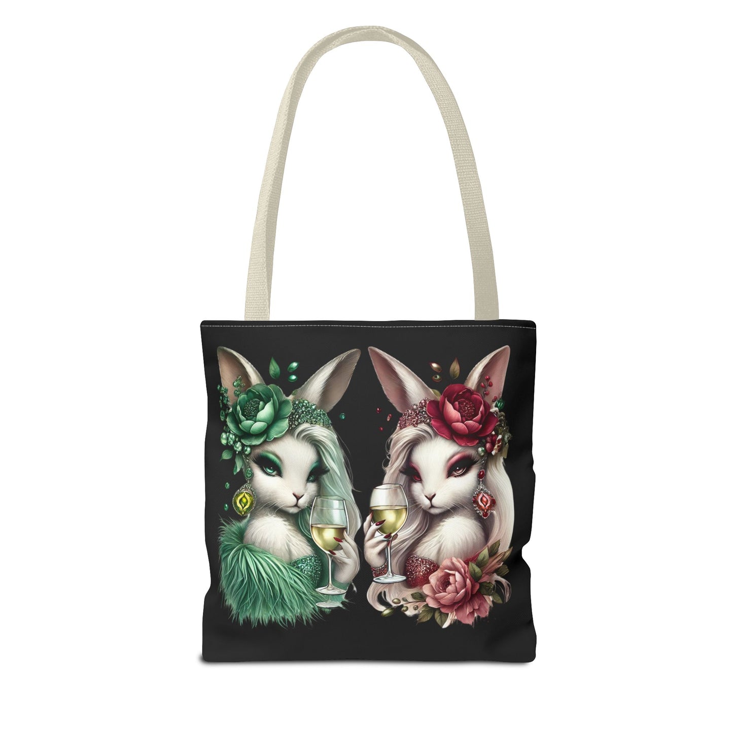 Vero Vino & Rosalie Rouge – Glam Bunny Tote Bag 🍷💅