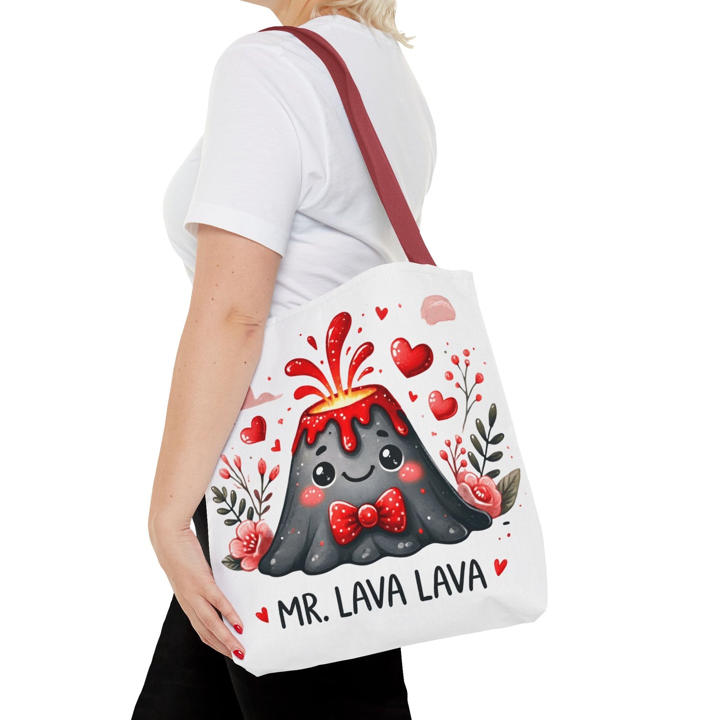 "Mr. Lava Lava Floral Charm" Tote Bag