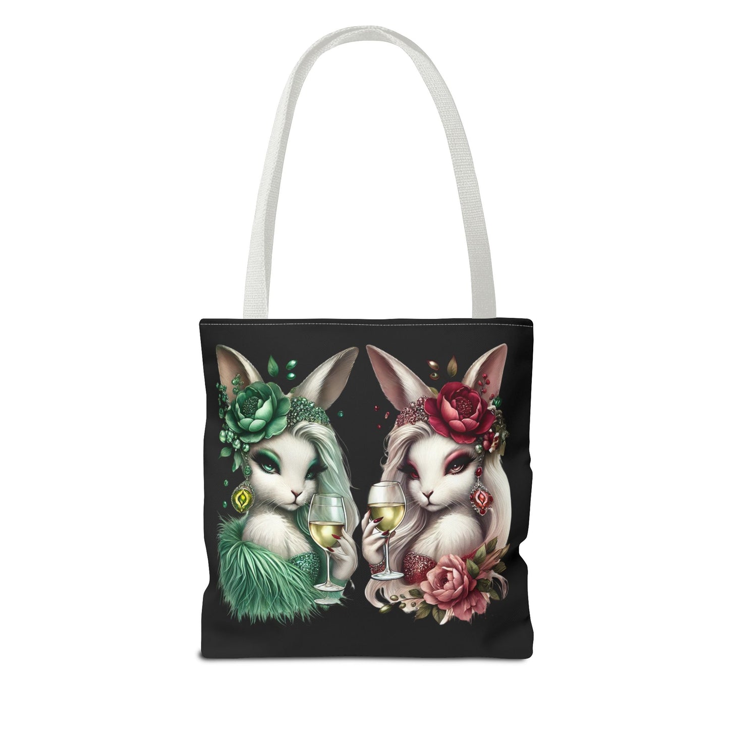 Vero Vino & Rosalie Rouge – Glam Bunny Tote Bag 🍷💅