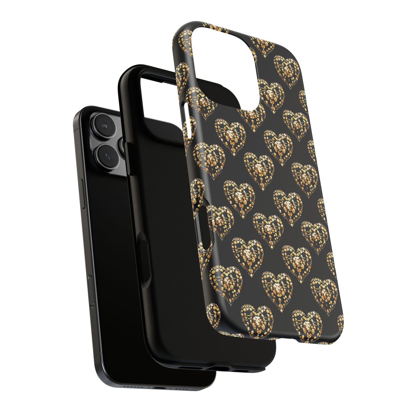 Golden Heart Luxe Phone Case