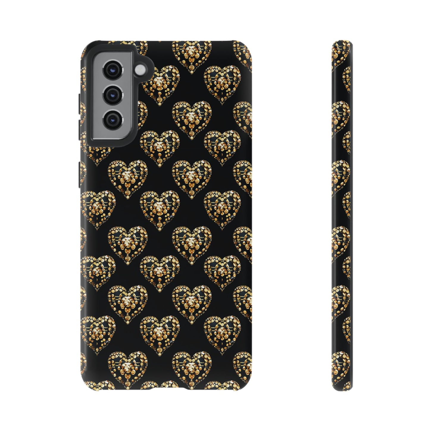 Golden Heart Luxe Phone Case