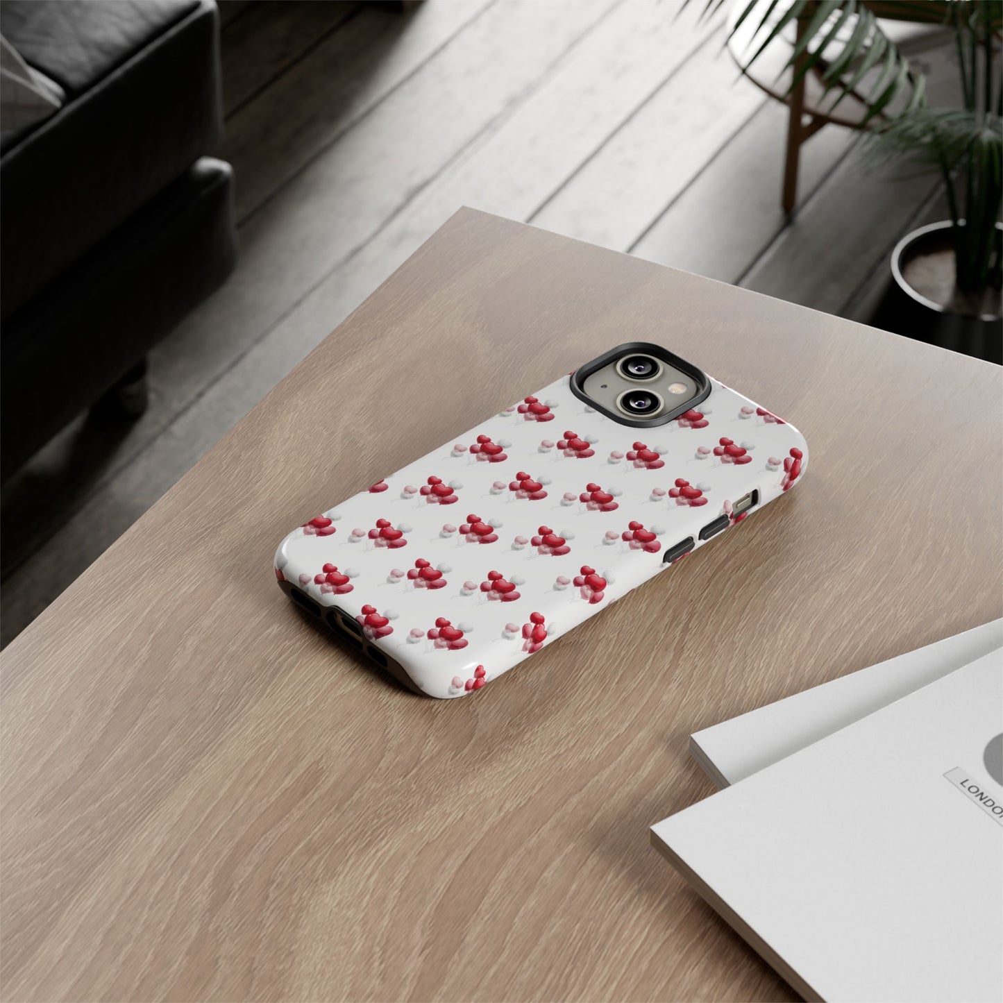 Floating Hearts Tough Phone Case