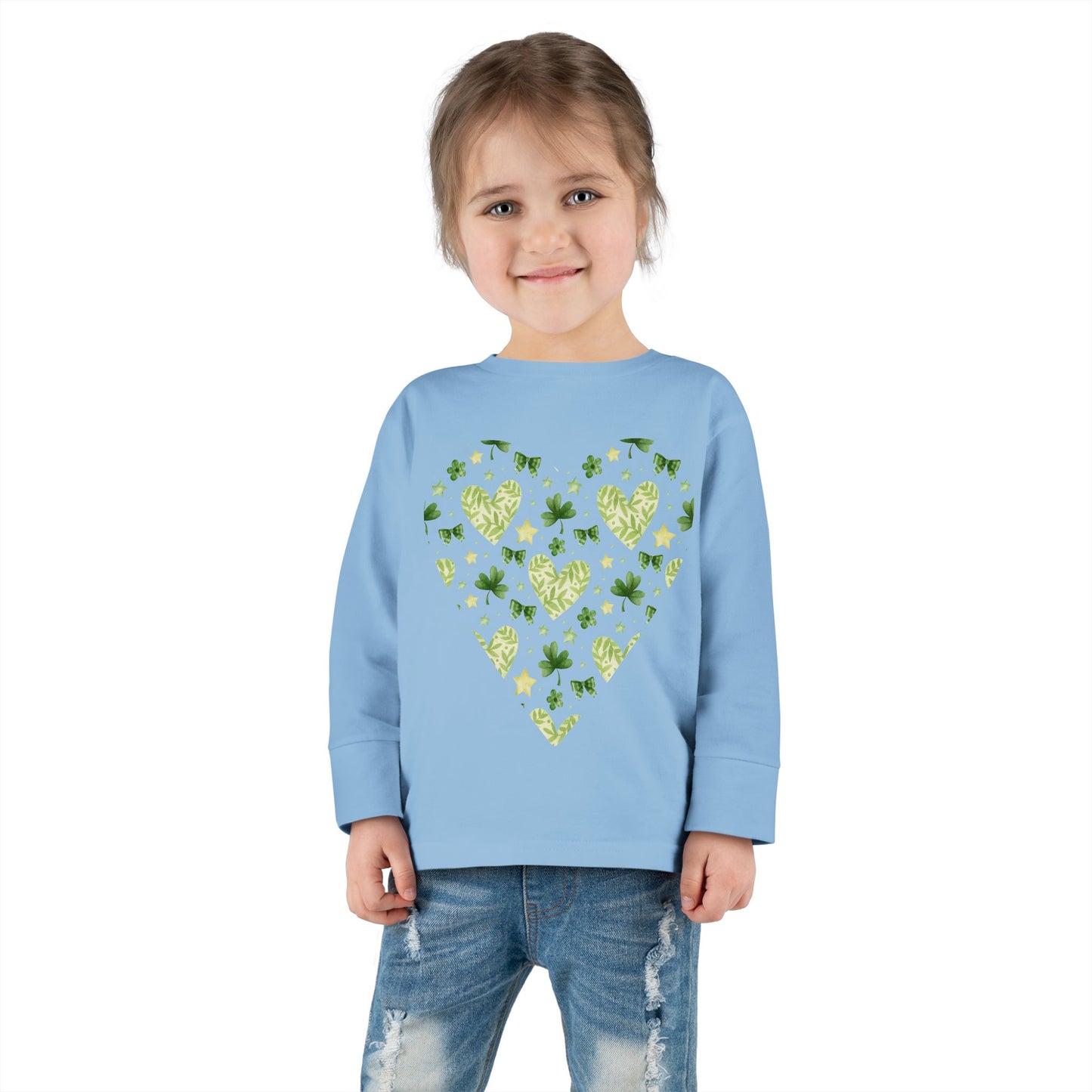 Lucky in Love 🍀 Toddler Long Sleeve Tee