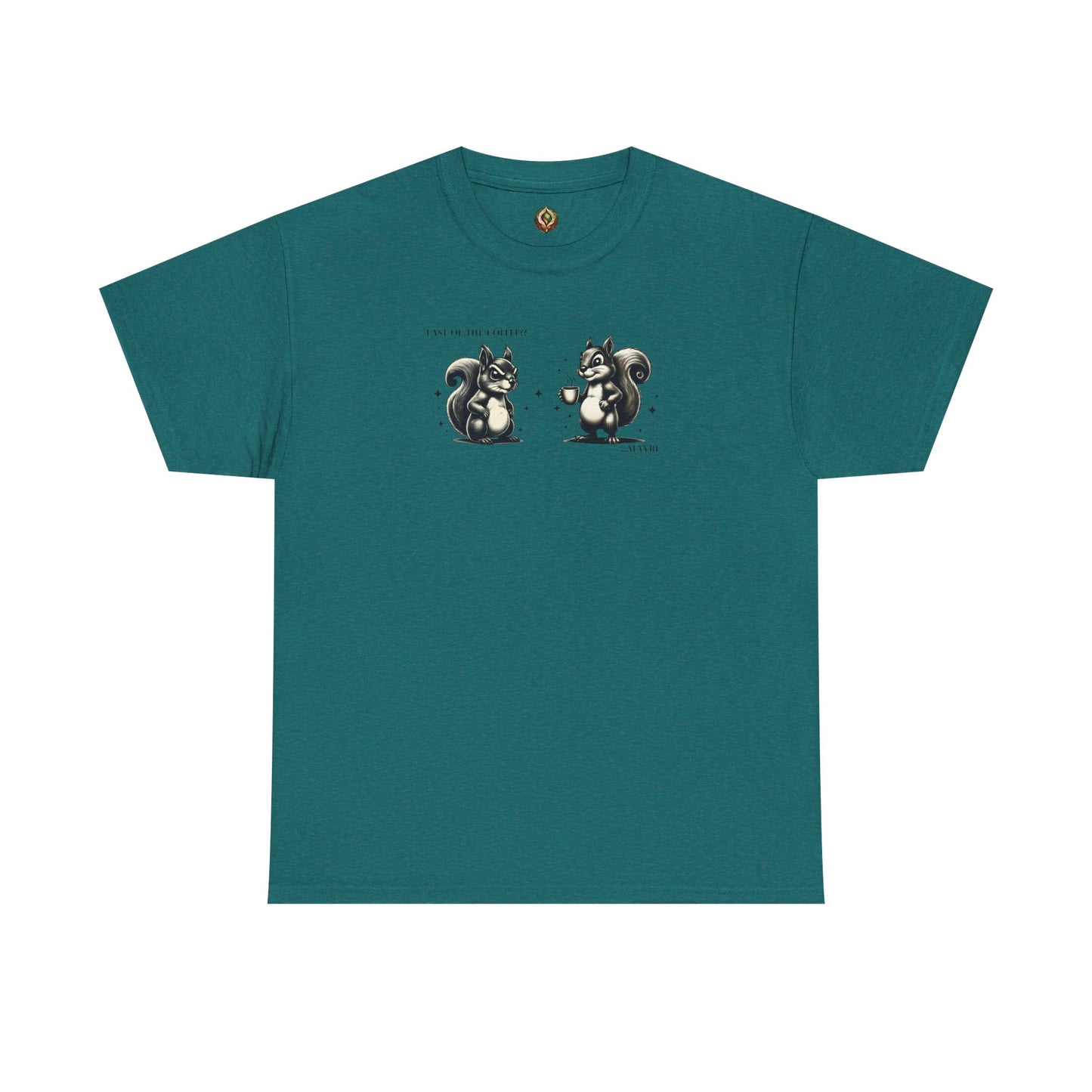 “Last of the Coffee?? ...Maybe” Squirrel Unisex Tee – A Relatable Coffee Dilemma