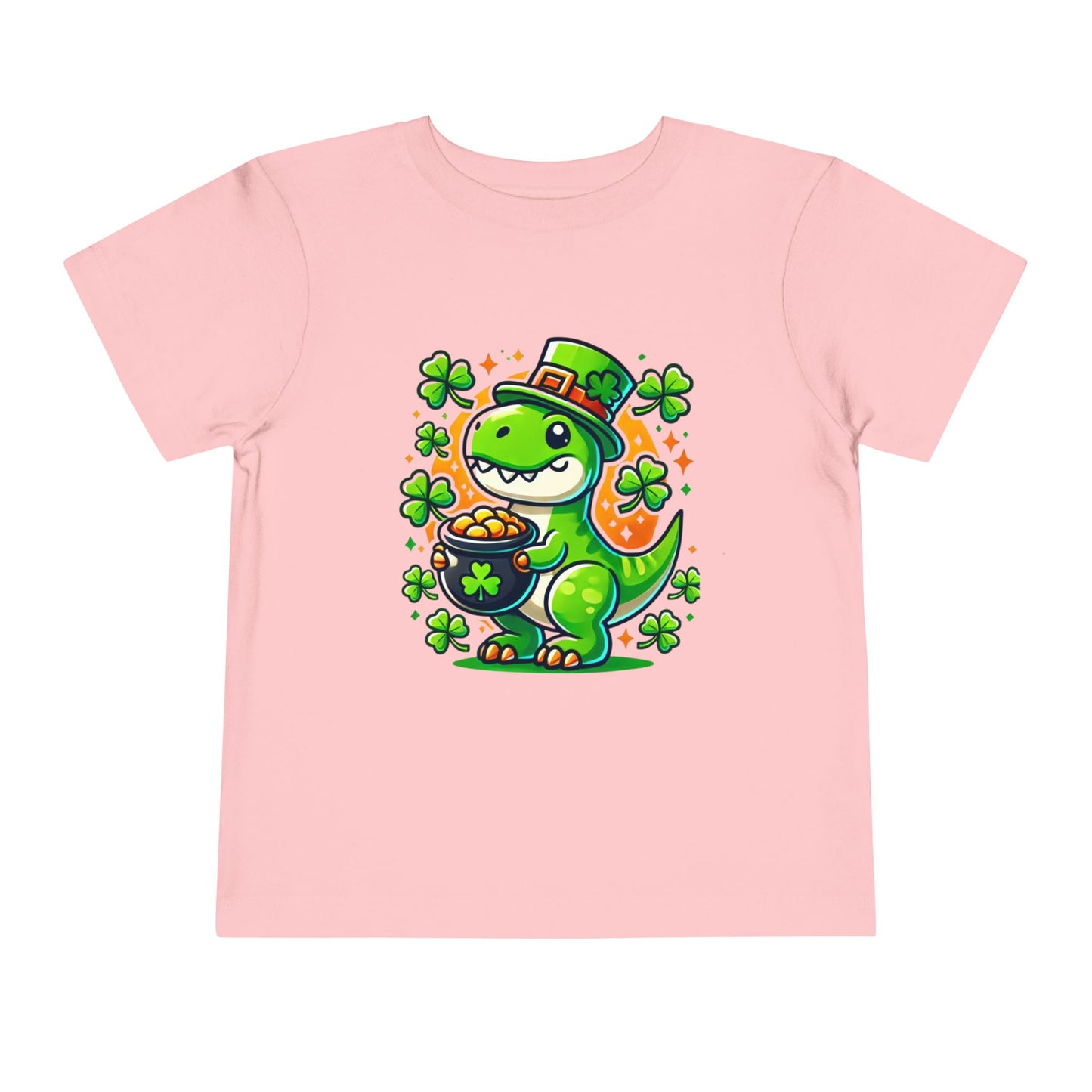 "Lucky Rex" Toddler St. Patrick’s Day Dinosaur Shirt – Cute & Comfy Tee