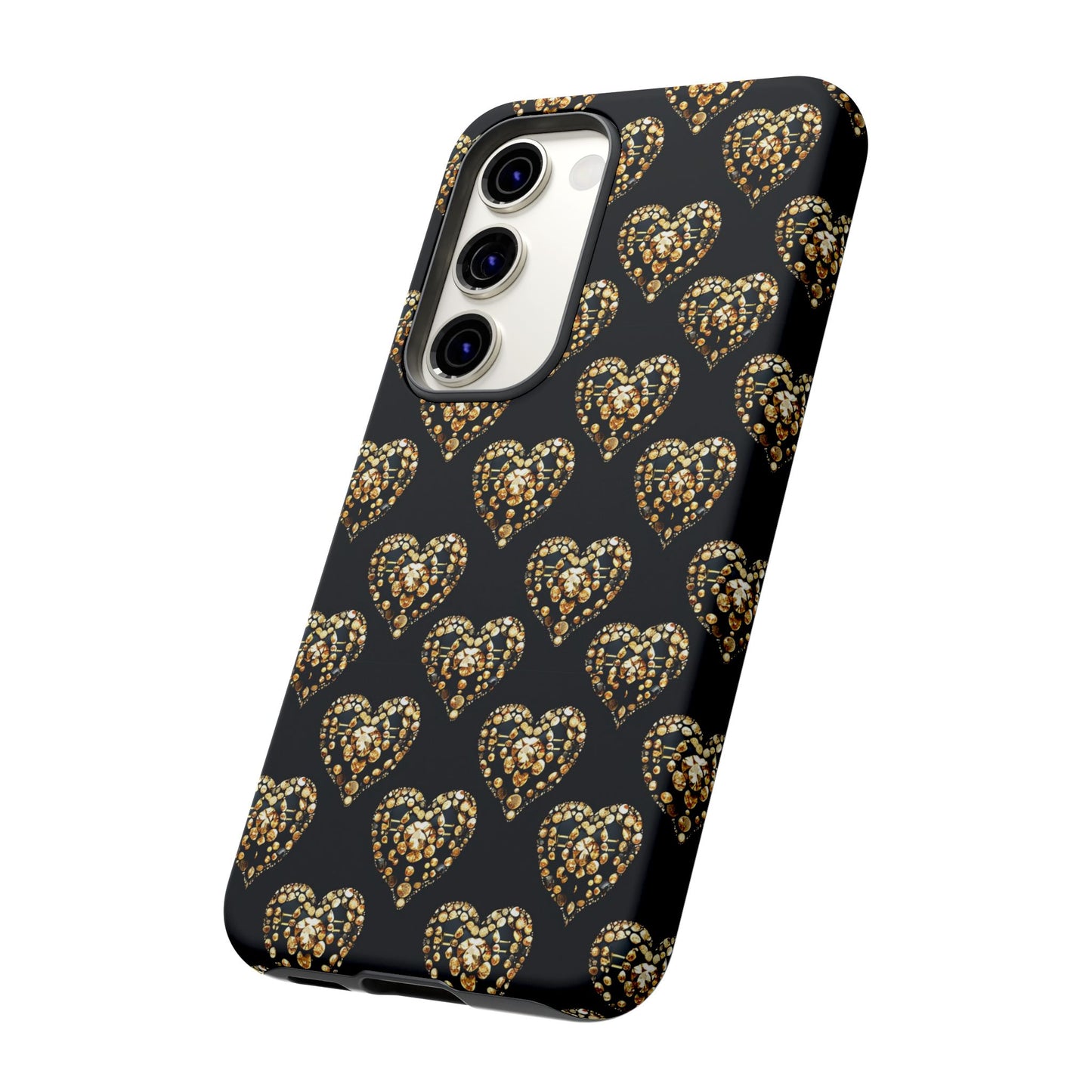 Golden Heart Luxe Phone Case