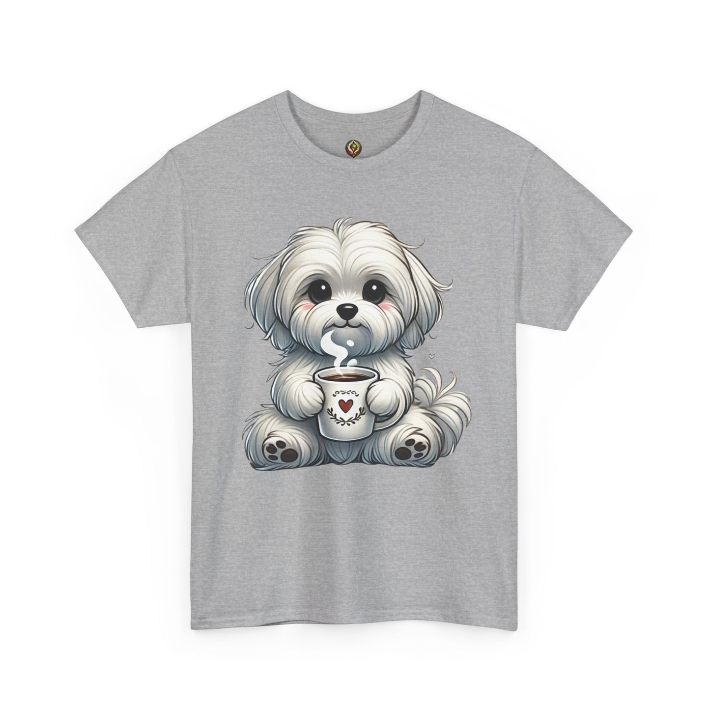 "Puppy Love Coffee Time" Unisex Tee