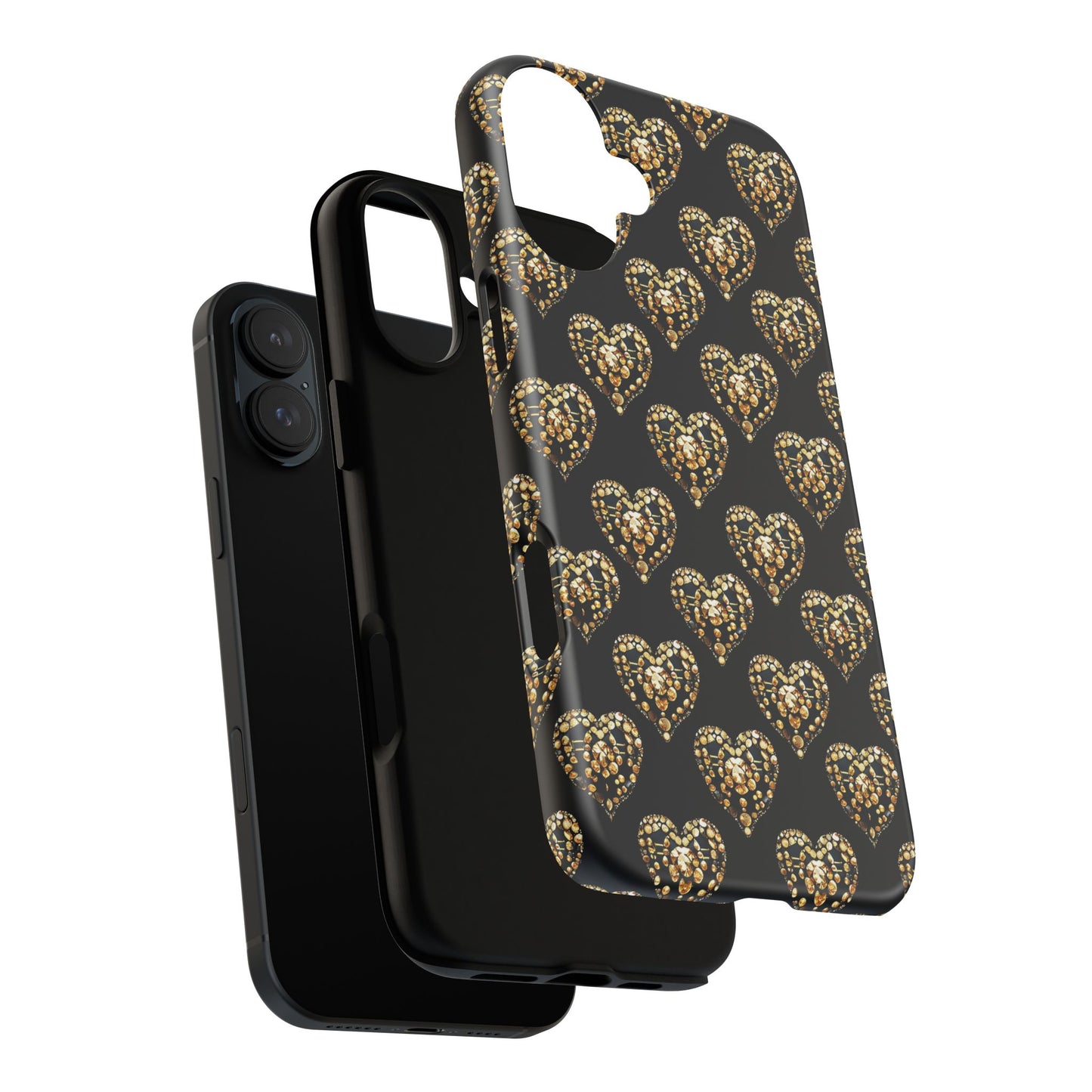Golden Heart Luxe Phone Case