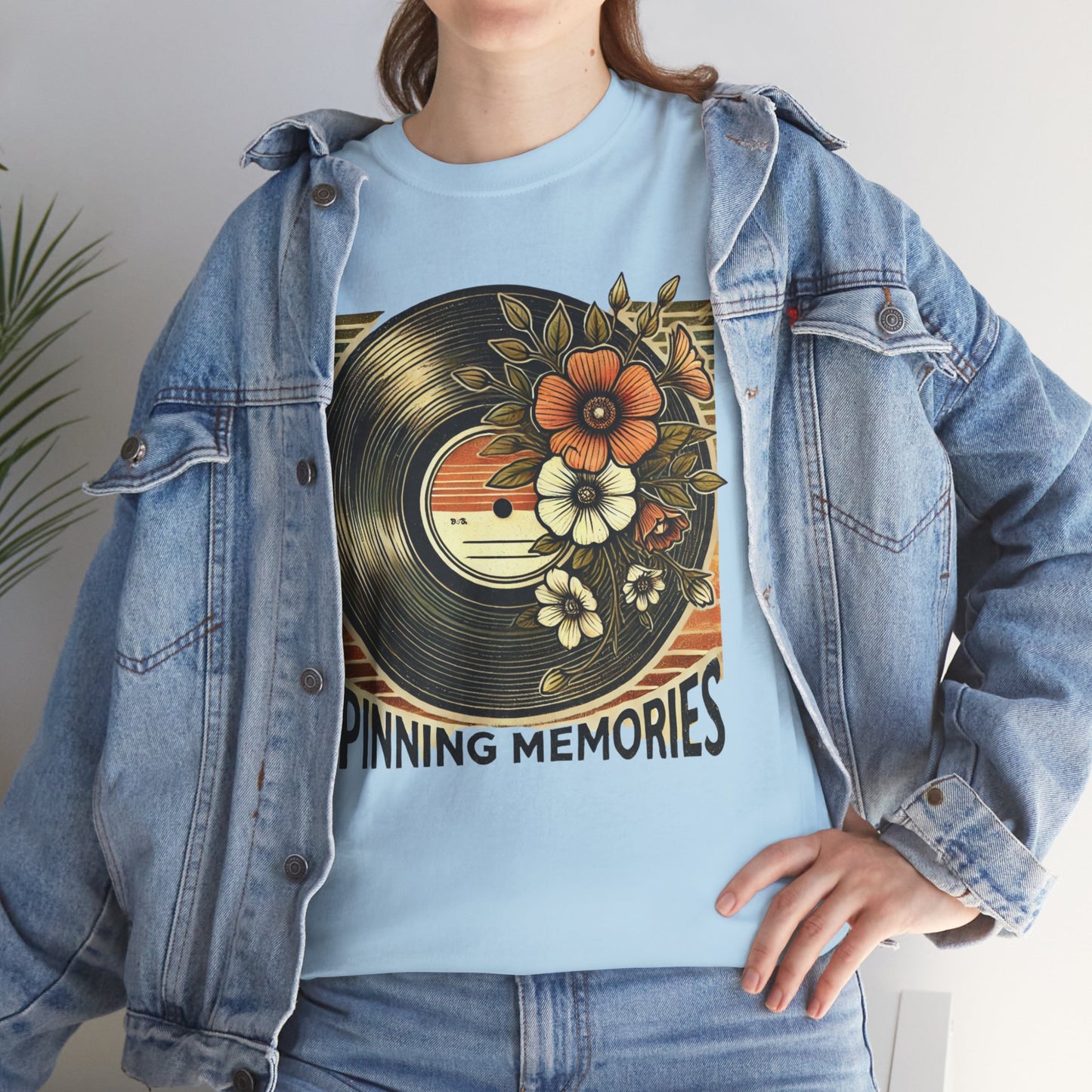 "Spinning Memories" Unisex Cotton Tee
