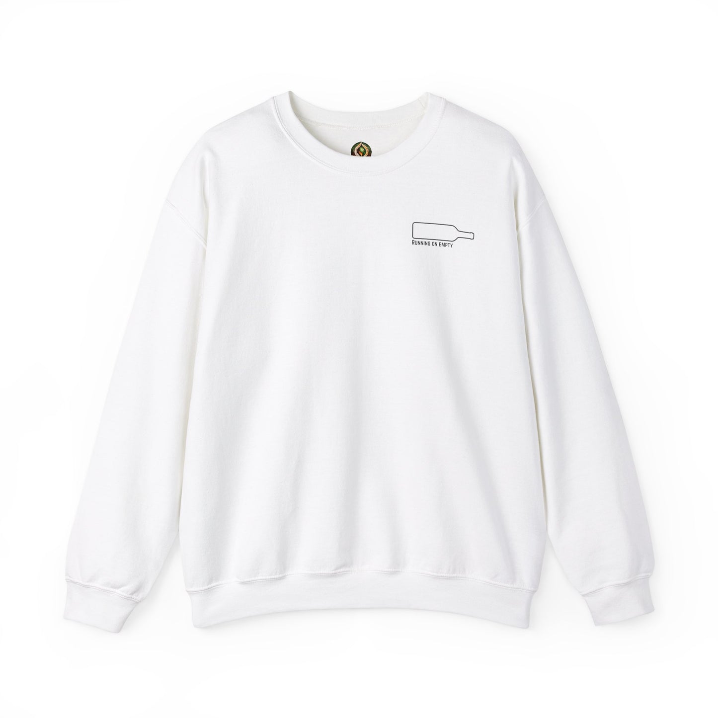 "Running on Empty" Unisex Crewneck Sweatshirt