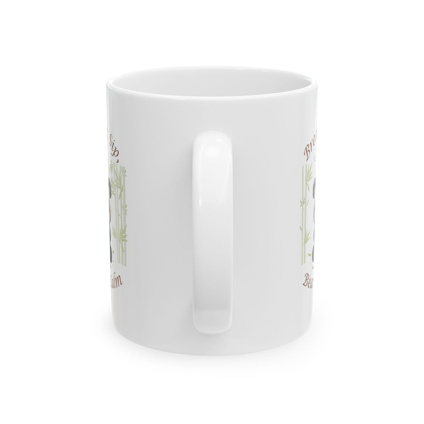 Beary Calm Panda Mug, (11oz, 15oz)