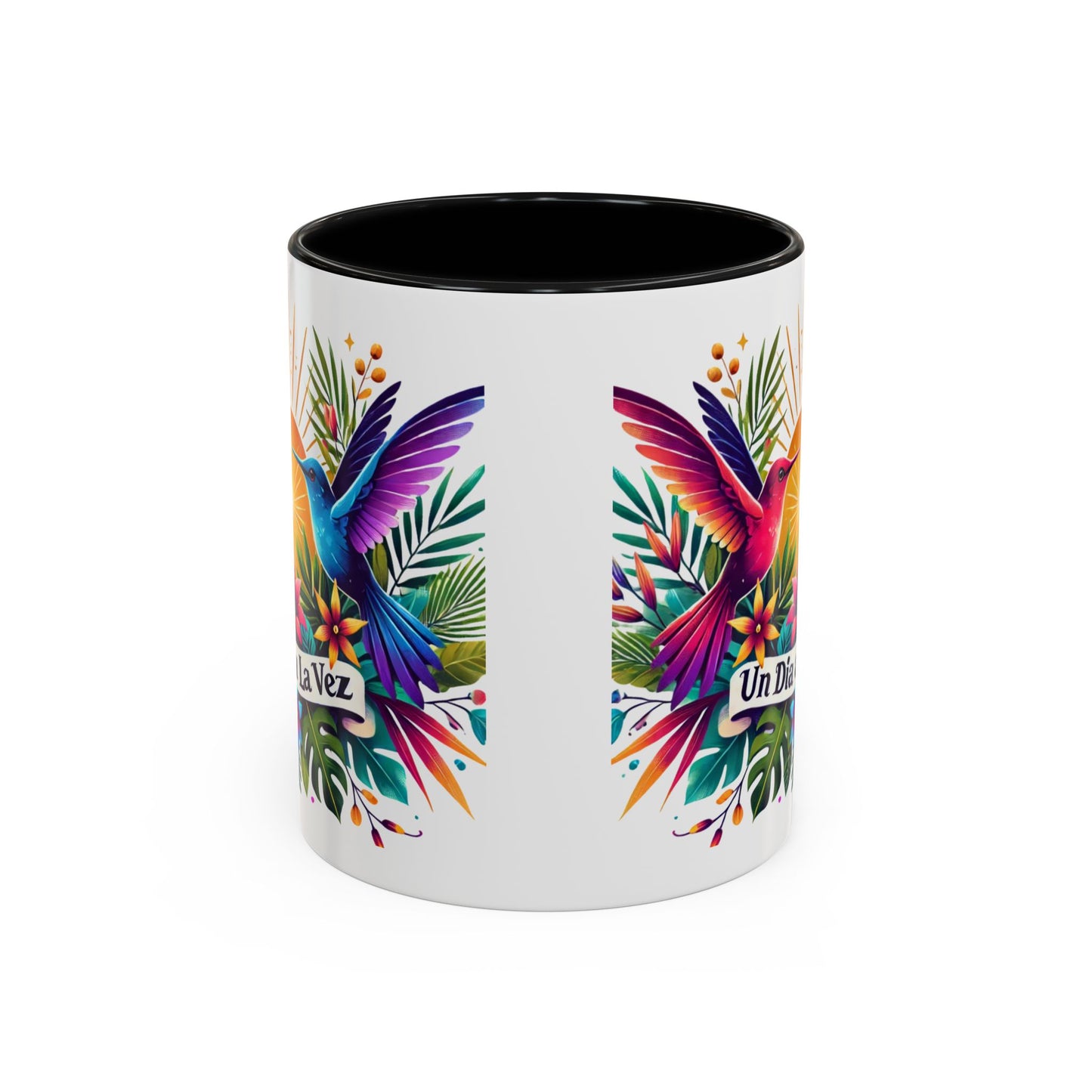 "Un Día a la Vez" Accent Coffee Mug (11oz, 15oz)