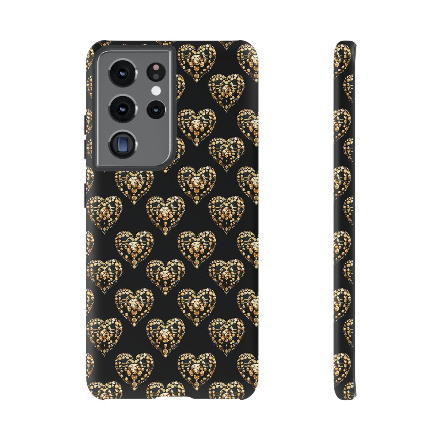 Golden Heart Luxe Phone Case