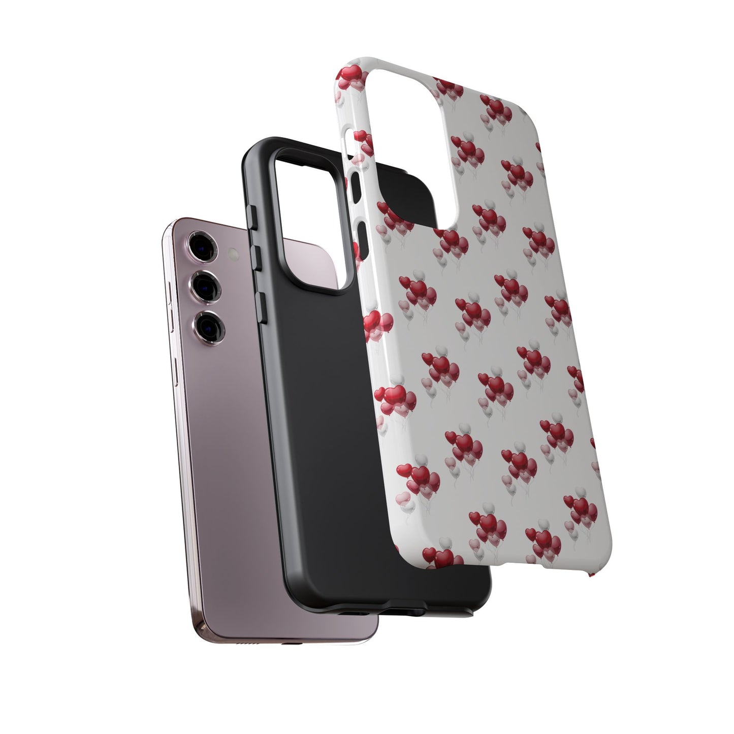 Floating Hearts Tough Phone Case