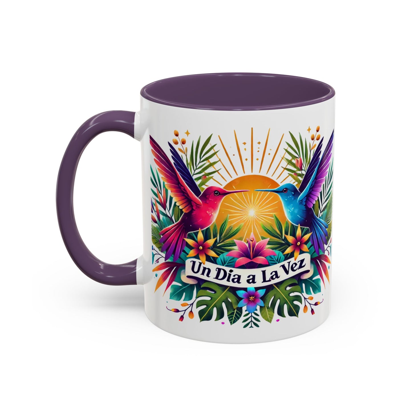 "Un Día a la Vez" Accent Coffee Mug (11oz, 15oz)