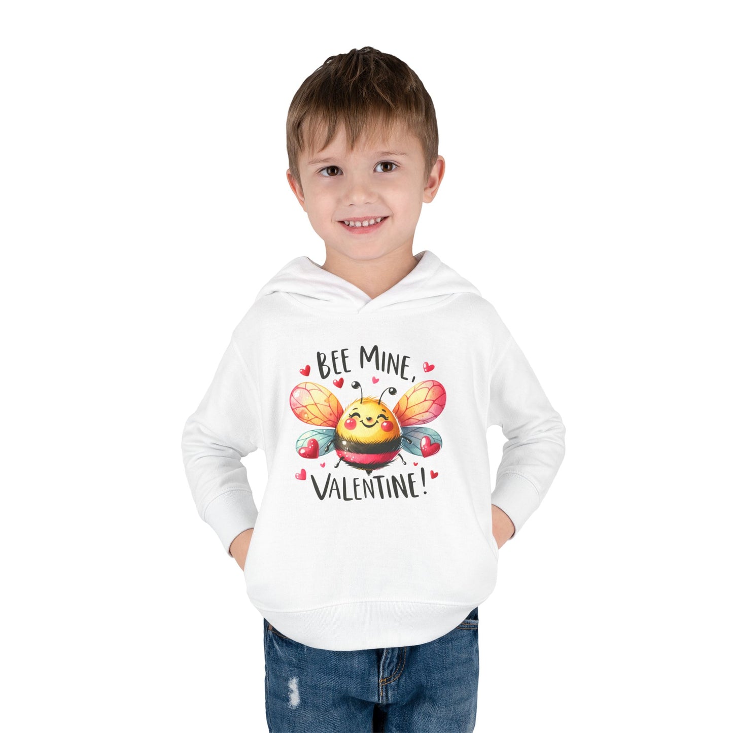 "Bee Mine, Valentine!" Toddler Hoodie