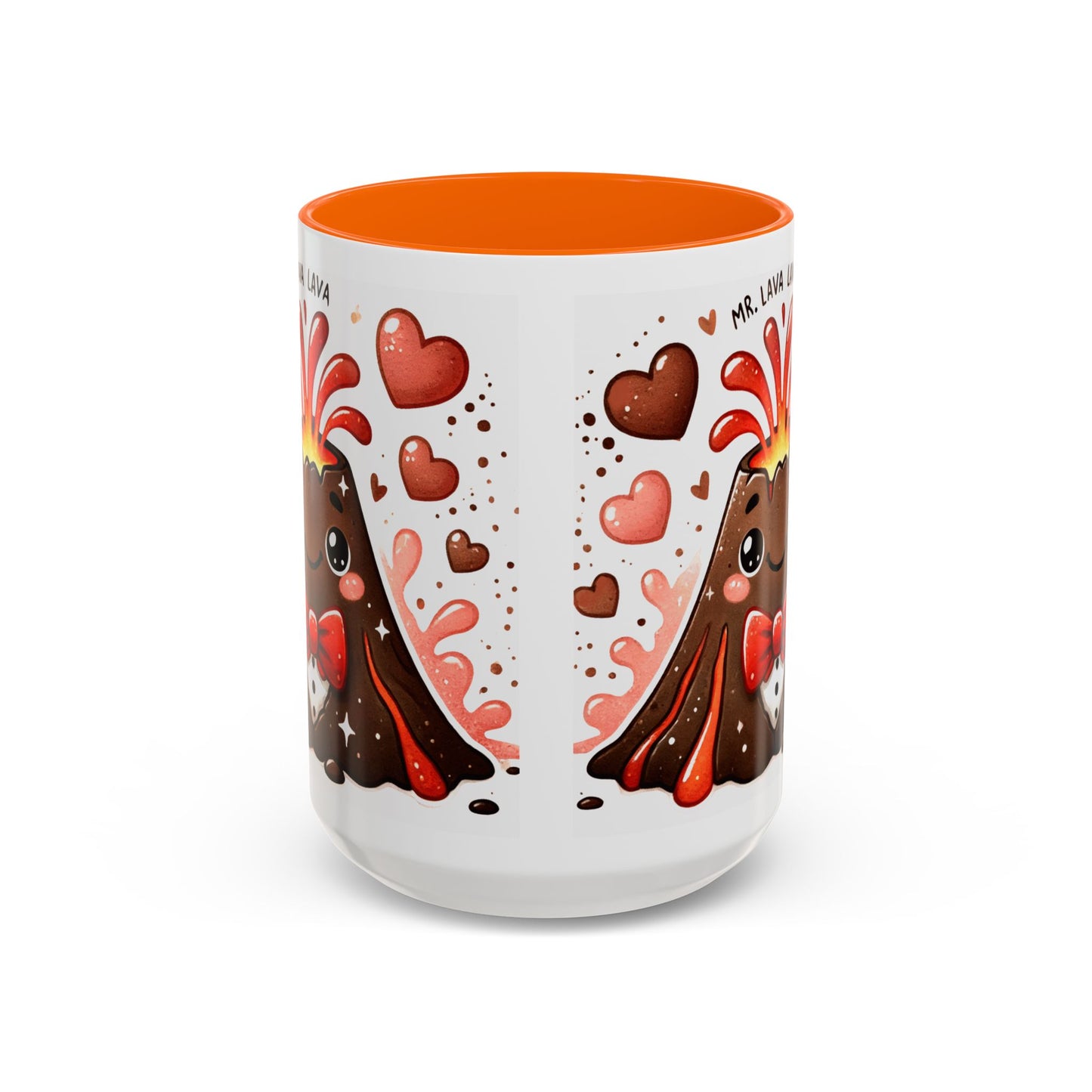 "Mr. Lava Lava in a Tux" Accent Mug (11oz, 15oz)