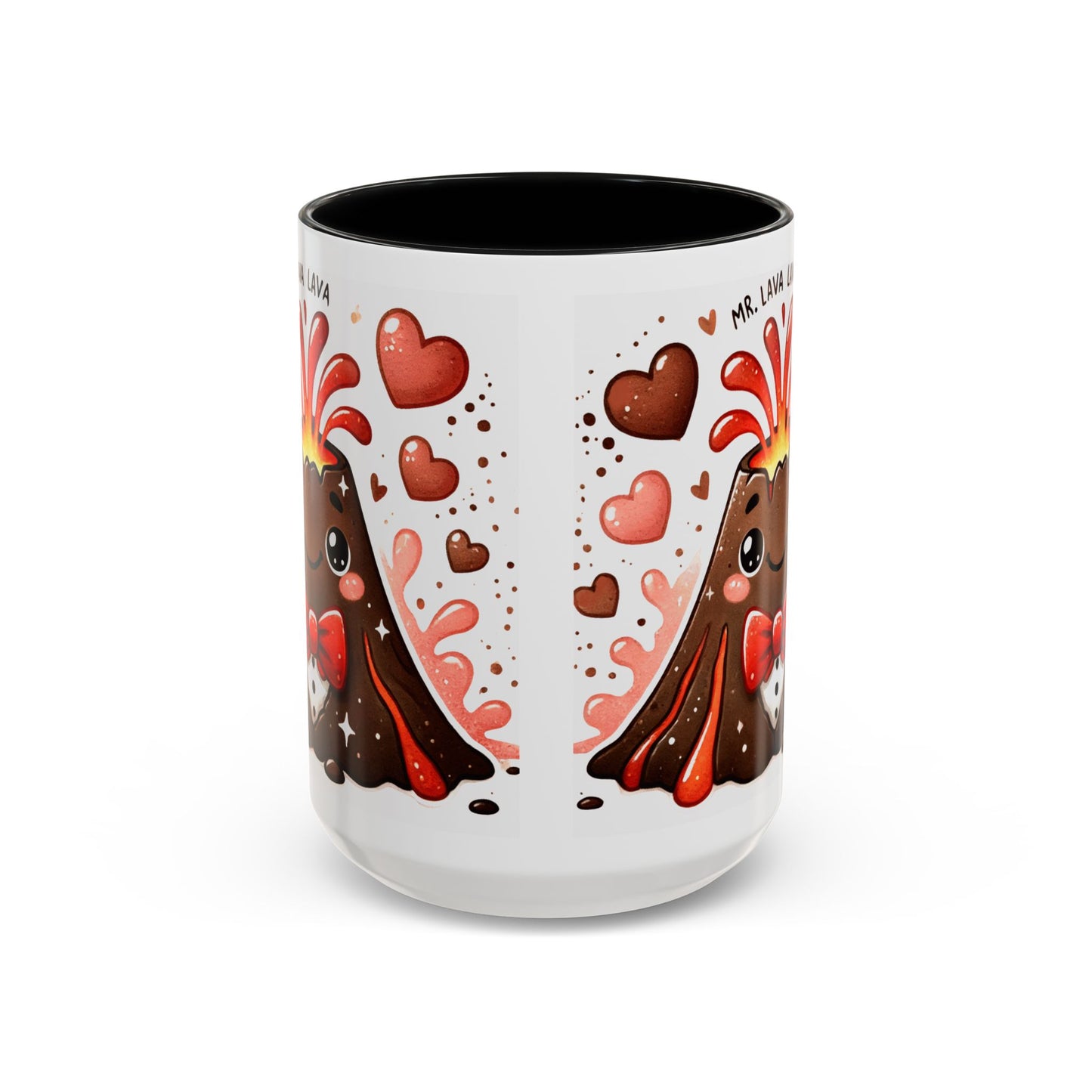 "Mr. Lava Lava in a Tux" Accent Mug (11oz, 15oz)