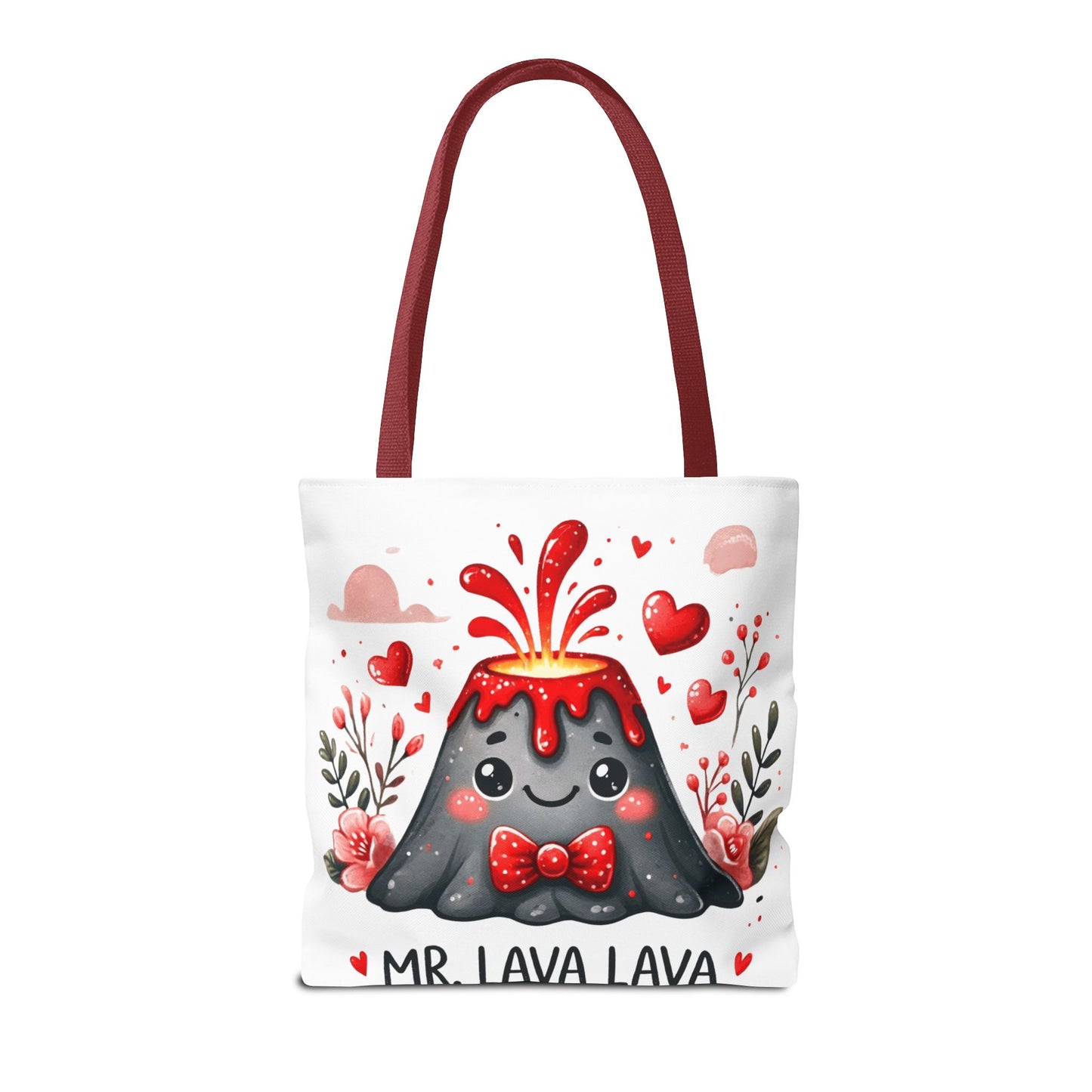 "Mr. Lava Lava Floral Charm" Tote Bag