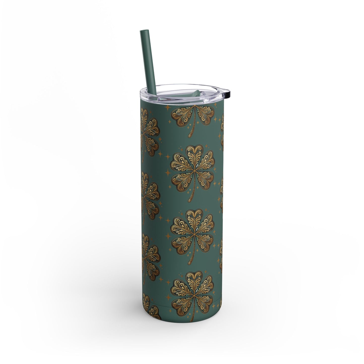 Golden Clover 🍀 20oz Matte Tumbler – Four Stunning Colors, Hot & Cold Insulated