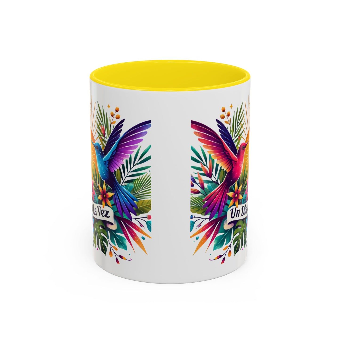 "Un Día a la Vez" Accent Coffee Mug (11oz, 15oz)