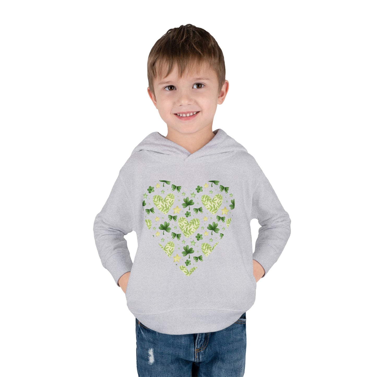 Lucky in Love 🍀 Toddler Pullover Hoodie