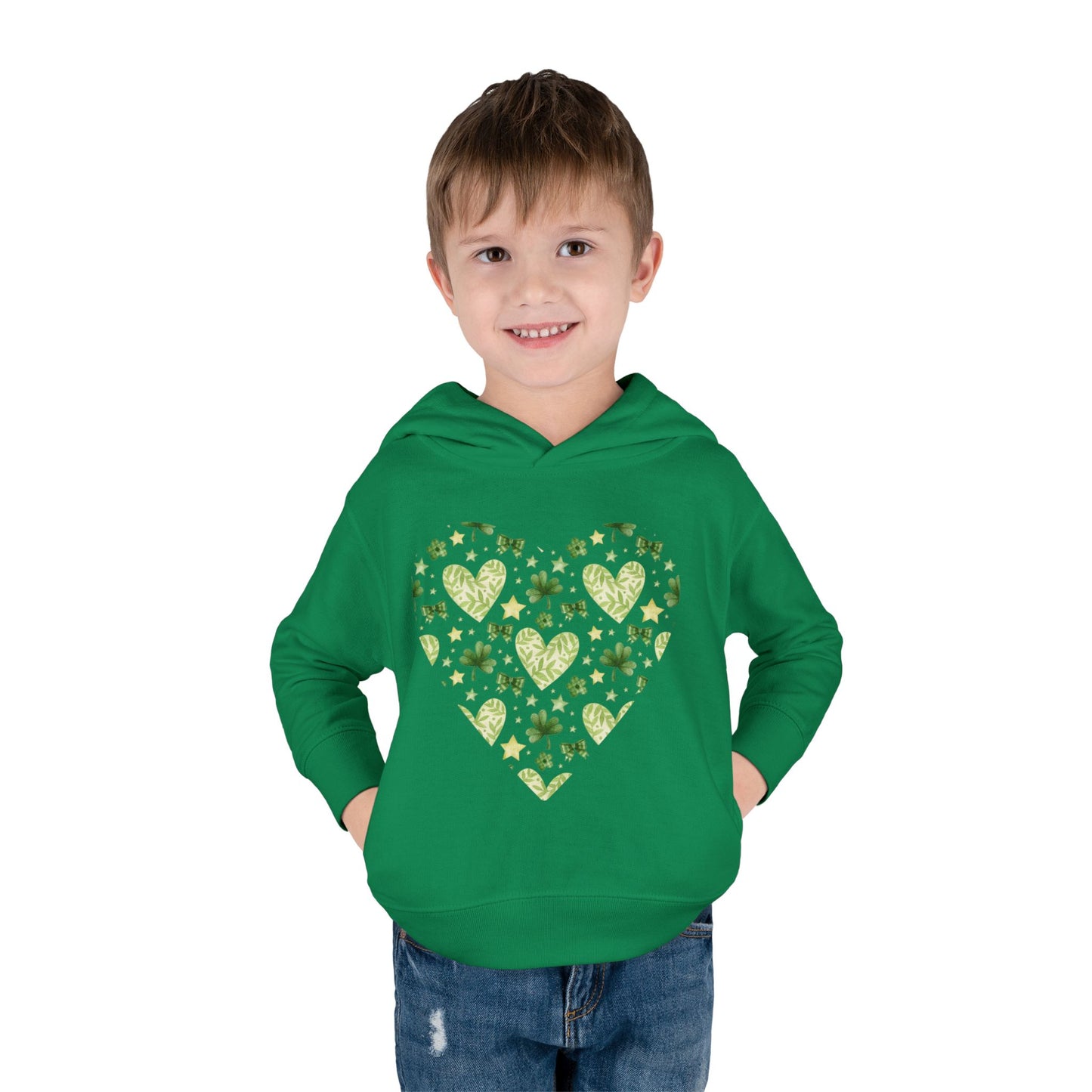 Lucky in Love 🍀 Toddler Pullover Hoodie